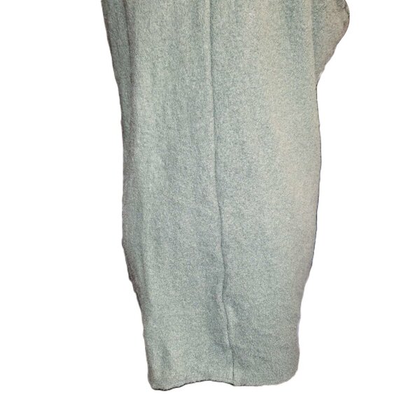 Tahari wool blend long duster vest Women's 1X cardigan olive / army green warm - Picture 16 of 16